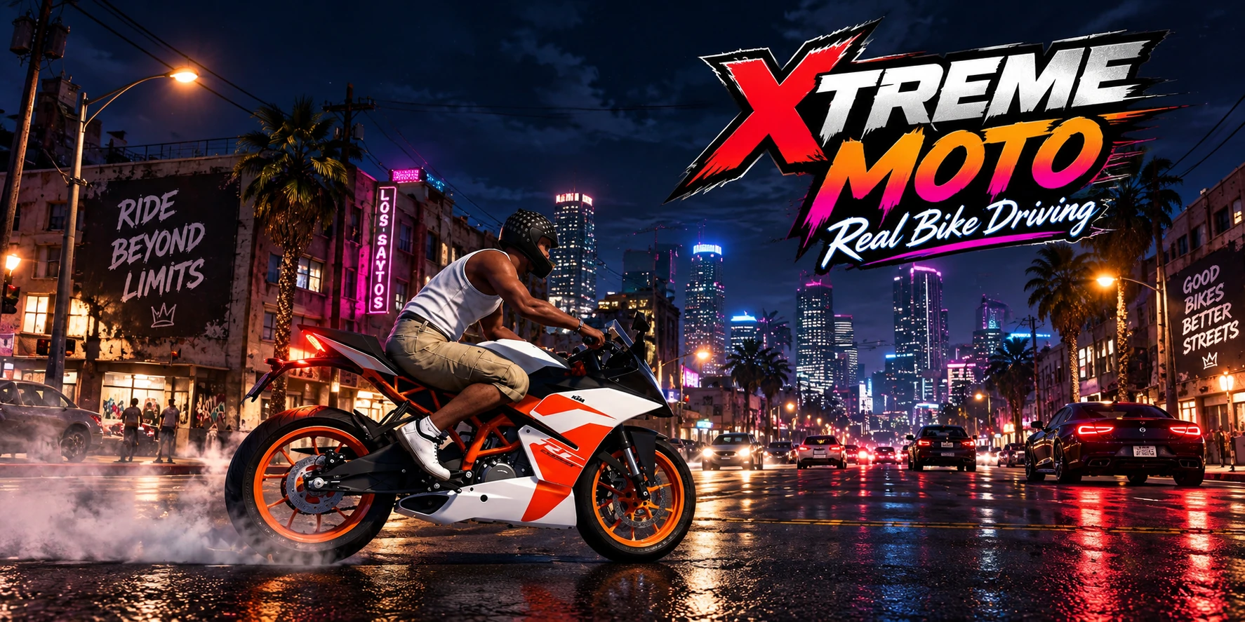 Xtreme Moto: Real Bike Driving promotional artwork